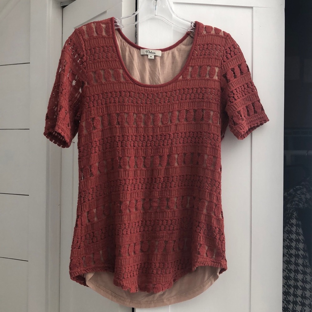 Anthropologie lace blouse